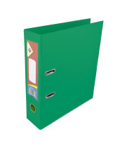 Папка-реєстратор двустор.; А4; шир. 7.5см; кол. зел.; арт. F0123-G; FOLDER