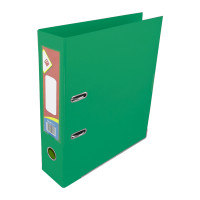 Папка-реєстратор двустор.; А4; шир. 7.5см; кол. зел.; арт. F0123-G; FOLDER