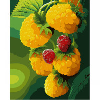 Розпис по номерах. SANTI 954797 Малина  40х50