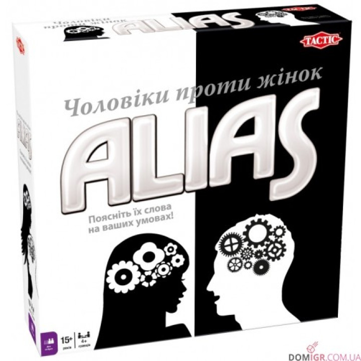Настільна гра Alias ( еліас)Чоловіки проти жінок