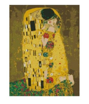Алмазна мозаїка - Аура поцілунку Густав Клімт (AMO7045)