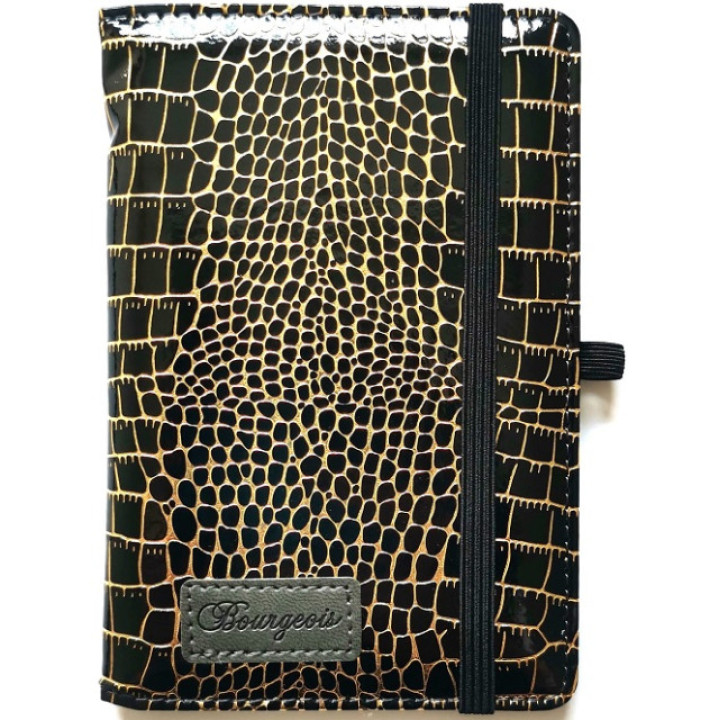 Блокнот А6/120арк.# шкір/зам N9722