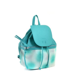 Сумка-рюкзак "YES Weekend" /554177/ зелена, 29*25*17см 