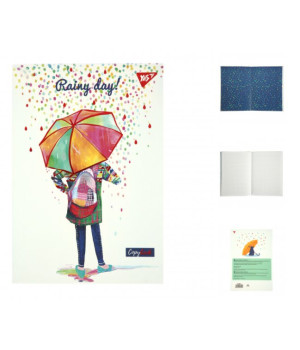 Блокнот YES А5/64 інт "Rainy day", клітинка