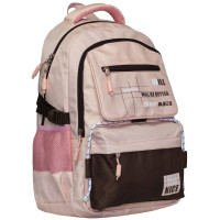 Рюкзак 2 відділення, 44x32x18см, поліестер, 25-304L рожевий