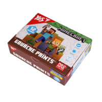 Фарби гуашеві Yes Minecraft 12 кол. 20 мл