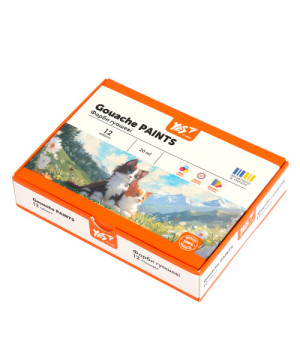 Фарби гуашеві Yes Orange Line 12 кол. 20 мл