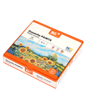 Фарби гуашеві Yes Orange Line 16 кол. 20 мл