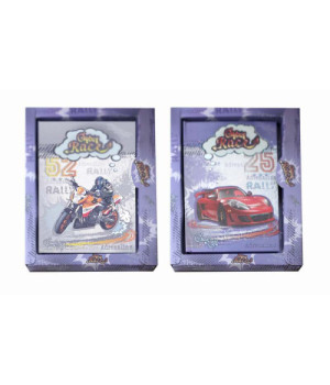 Блокнот A6 "WB" /6040/ Crazy Race, з глітер., у тонк. кор. 