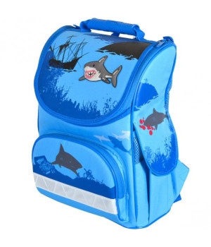 Ранець "TIGER" /2901-5/ h=34.5 "Nature Quest" Акула 