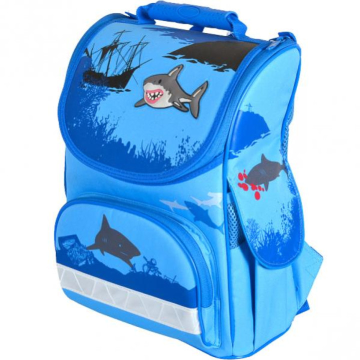 Ранець "TIGER" /2901-5/ h=34.5 "Nature Quest" Акула 