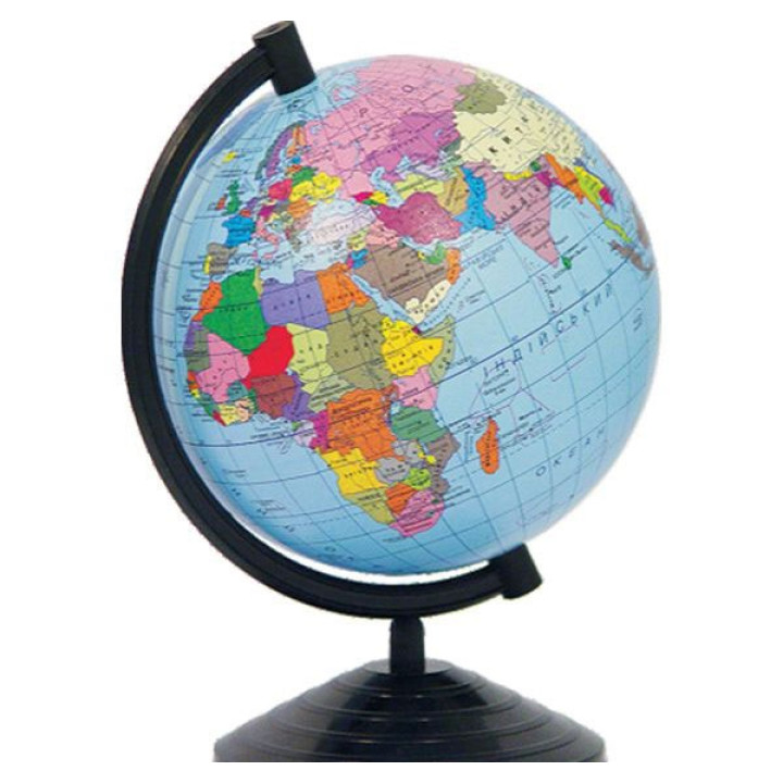 Глобус  політичний  16cм.