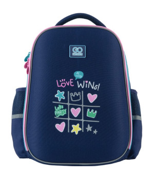 Рюкзак "GoPack" /GO22-165S-2/ Education напівкаркасний 165S-2 Hearts (62221) (1/4)