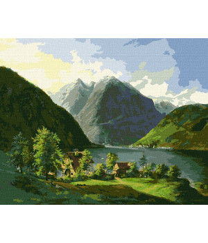 Розпис по номерах. КНО 2884 "Озерний пейзаж"