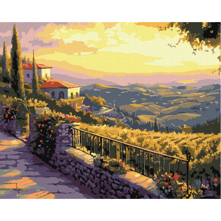 Набір для розпису по номерах "Італійський вечір"