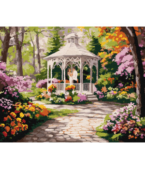 Набір для розпису по номерах "Квіткова галявина"