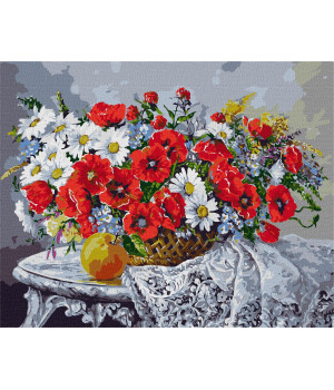 Розпис по номерах. КНО 3120 Натюрморт з маками