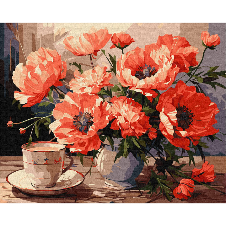 Розпис по номерах. КНО 3263 "Букет із маками"