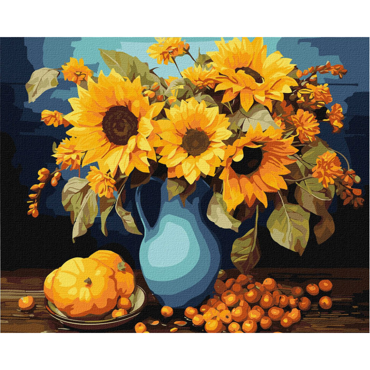 Набір для розпису по номерах. "Соняшникова гармонія"