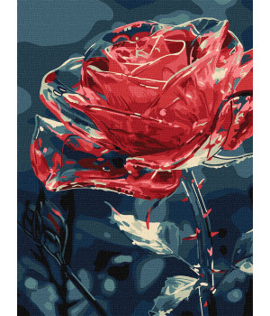 Набір для розпису по номерах "Кришталева квітка"