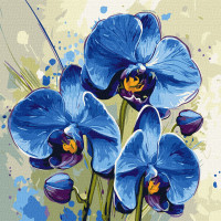 Набір для розпису по номерах "Ніжна орхідея"