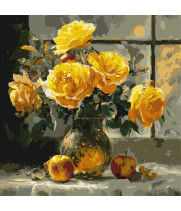 Набір для розпису по номерах "Пелюсткова ніжність"