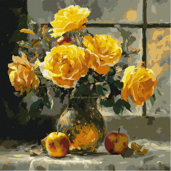 Набір для розпису по номерах "Пелюсткова ніжність"