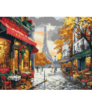 Набір для розпису по номерах "Чарівність Парижа"