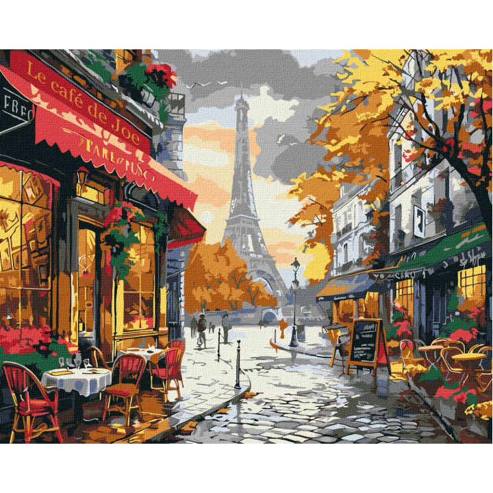 Набір для розпису по номерах "Чарівність Парижа"