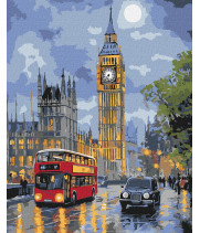 Набір для розпису по номерах "Лондон вночі"