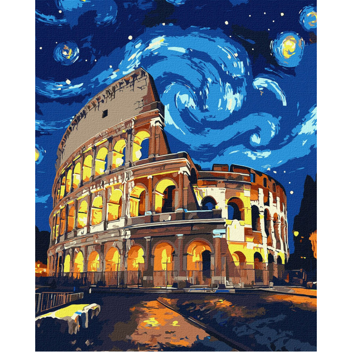 Набір для розпису по номерах "Ніч у Римі"