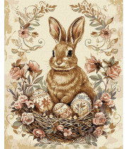 Набір для розпису по номерах "Великодній кролик 2"