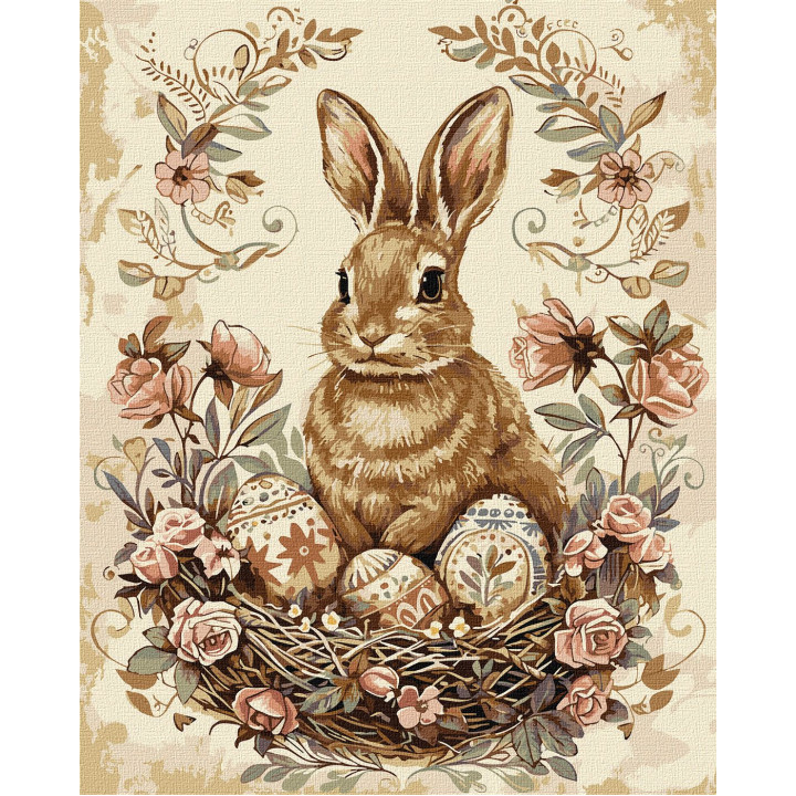 Набір для розпису по номерах "Великодній кролик 2"