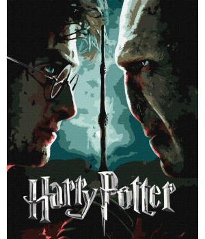 Набір для розпису по номерах WB "Harry Potter: Гаррі та Волдеморт з фарбами металік extra" Набір для розпису по номерах WB "Harry Potter: Гаррі та Волдеморт з фарбами металік extra"