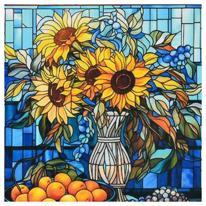 Алмазна картина Strateg Сонце у вазі