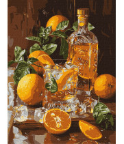 Набір для розпису по номерах "Апельсиновий вечір" 
