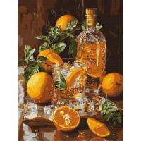 Набір для розпису по номерах "Апельсиновий вечір"