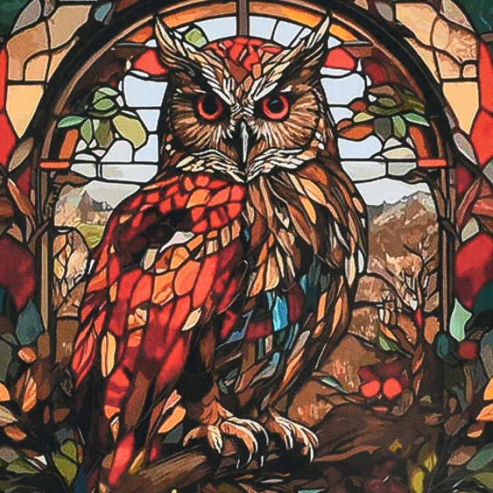 Алмазна картина Strateg Погляд мудрості