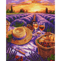 Набір для розпису по номерах "Пурпуровий горизонт"