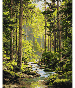 Набір для розпису по номерах "Джерело спокою"