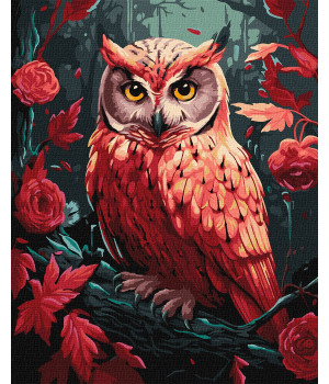 Розпис по номерах " Барвиста совушка з фарбами металік" Розпис по номерах " Барвиста совушка з фарбами металік"