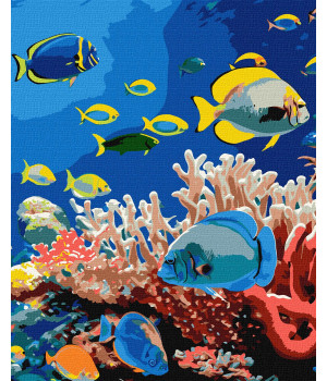 Набір для розпису по номерах "Життя океану"