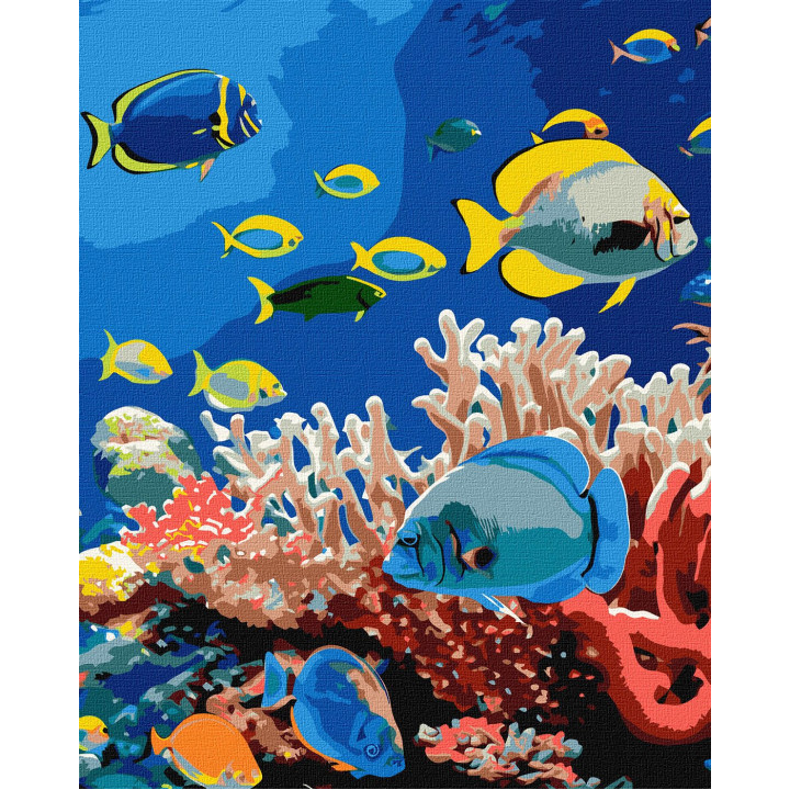 Набір для розпису по номерах "Життя океану"