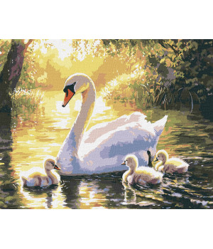 Набір для розпису по номерах "Вечірній заплив"