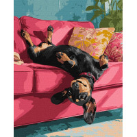 Набір для розпису по номерах "Диванна радість"