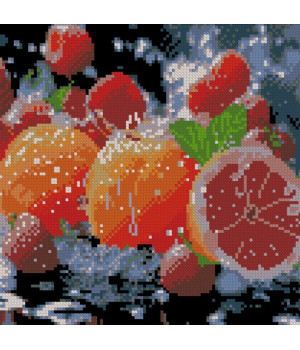 Алмазна картина Strateg Цитрусова свіжість