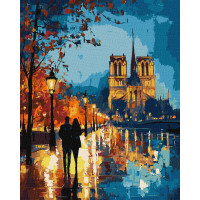 Набір для розпису по номерах "Прогулянка вночі"