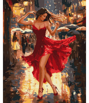 Набір для розпису по номерах "Танець під дощем" Набір для розпису по номерах "Танець під дощем"