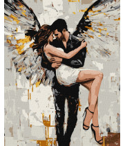 Набір для розпису по номерах "Її спасіння з фарбами металік extra"