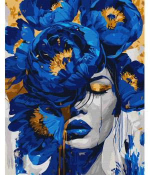 Набір для розпису по номерах "Таємничий шарм з фарбами металік extra" 